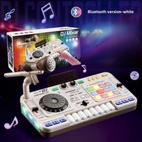 Vaikams DJ Valdiklis Muzikinis Žaislas Maišytuvas Su Mikrofonu LED Šviesa Elektroninės Muzikos Žaidimas DJ Plokštelė Vaikams Gimtadienio Dovanos