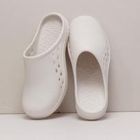 Non-slip Doctor Work Shoes Step-in Medical Clogs Premium Operating Room Shoes EVA Hospital Scrub Clogs Soft Dentist Vet Slippers 36-37 balta