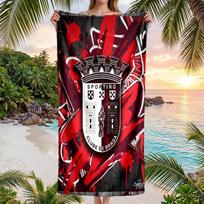 Braga FC print Quick Dry Beach Towel Microfiber Absorbent Portable Travel Swimming Towel 70cmx140cm(27x55inch)