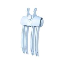 Portable Hair Root Volumizer Electric Heated Hair Clip Hair Volumizer  Hair Styling Tool mėlyna