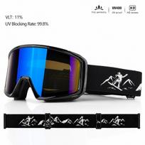 Ski Goggles for Men Women Winter Snow Snowboard Goggles Anti Fog Skiing Snowboarding Goggles for Adult Anti Fog UV400 Protection Snow Skiing Goggles orange