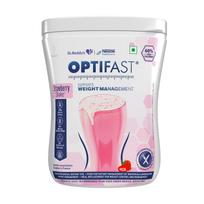 Optifast svorio metimo kokteilis | Braškių skonio | Mokslinai sukurtas svorio metimo dietos produktas | Pakeičiantis maistą kokteilis svorio metimui | 400 g indelis