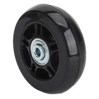 2 vnt. Bagažo lagamino atsarginiai ratai Universalūs guminiai pasukami ratukai su guoliais Remonto rinkiniai su montavimo įrankiu 70x19cm / 27,6x7,5in black