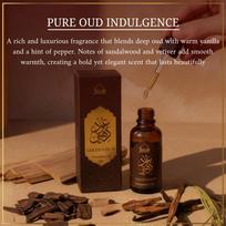 Golden Oud Fragrance Oil by Dukhni | 30ml Arabic Oud Diffuser Oil for Home black