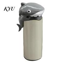 Shark Can Lid Portable Soda Cover, Shark/Dinosaur/Frog/Hippo/Elephant Shape, Durable Reusable Drink Plastic Dustproof Protector for 375ml Beverage