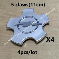 For Opel DAJ74pcs Car Wheel Center Hub Caps for Opel Vectra Corsa Antara Astra Zafira Omega 10cm(4 Claws) 11cm(5 Claws) Hubcap gray