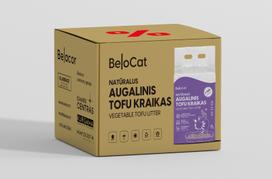 BeloCat TOFU natūralus kačių kraikas – Levandų kvapo | 6 L / 2,5 kg - 6 vnt. x 6 L