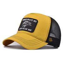 Vasarines kvėpuojančios greitai džiūstančios madingos siuvinėtos beisbolo kepurės vyrams moterims lauko tėčio trucker kepurė snapback kepurė Gorras Hombre yellow