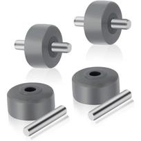 Roboto siurblio ratukas Lengvai montuojamas Siurblio padangos Šepetėlio ratukas Siurblio atsarginės dalys, skirtos NV350 NV351 NV355 4PC gray