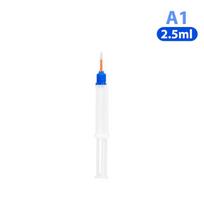 1 vnt. dvigubo cilindro švirkštas dantų balinimo gelis dviguba apsauga dantų priežiūros reikmenys 2.5ml blue