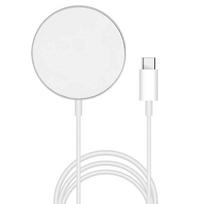 Magsafe compatible wireless charger for iPhone 17 / iPhone 17 AIR / iPhone 17 PRO / iPhone 17 PRO MAX - Phonillico® balta