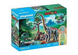 PLAYMOBIL 71819 Brachiosaurus, tyrinėtojai, oro čiuožykla, miniatiūrų pasaulis, 97 dalys, nuo 4 metų