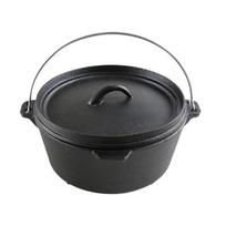 Wutuo Cast Iron Outdoor Camping Pot gray