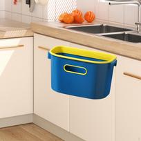 Compact Hanging Kitchen Garbage Can - 7L Capacity for Home and Outdoor Use