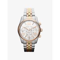 Michael Kors Didelis trijų spalvų Lexington laikrodis MK5735 auksas