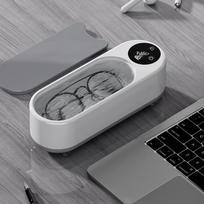 Multifunctional Ultrasonic Cleaner for Glasses, Contact Lenses, Makeup Brushes, Jewelry, and Retainers gray