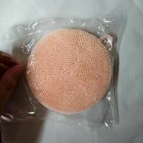 Itin švelnus silikoninis indų plovimo skudurėlis - Nesibraižantis, neaustinis virtuvės valymo padėkliukas indams ir paviršiams Round 1pc blue