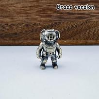 Diver Figurine Brass Knife Beads Edc Diy  Woven Bracelets Lanyard Pendants Accessories Outdoor Tool Hangings Charms Gift auksas