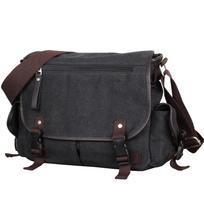 „Messenger“ krepšys vyrams Retro drobinis krepšys laisvalaikio portfeliai nešiojamojo kompiuterio krepšys, tinkamas 13 colių, vandeniui atsparus „Crossbody College“ krepšys black