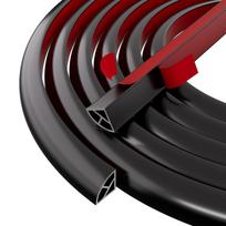 2M TPE Quarter Round Molding Peel and Stick Water Blocking Strip Durable Skirting Line  Cabinet Edge juoda