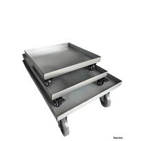 Square Flower Pot Tray with Wheels - Waterproof, Non-Deforming & Thickened Base Square custom (do not order individually) gray