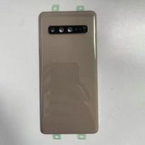 For Samsung Galaxy S10 5G SM-G977B g977f battery back cover rear 3D glass panel housing case camera lens replace auksas
