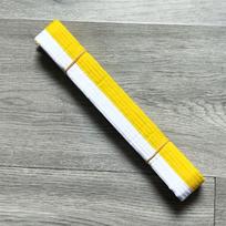 Cotton Taekwondo Belt Uniform Karate Random Belt for Adult Children  Martial Arts 280cm geltona/balta