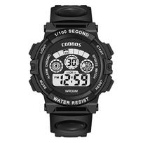 COOBOS Children Watches Led Digital Kids Watches Boys Sports Watch Student Multifunctional Wristwatches relogio infantil gray