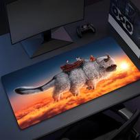 Avatar The Last Airbender Mouse Pad High Quality Natural Rubber Mouse Pad The Most Professional Washable Laptop Mouse Pad 30cmx60cm(11.8x23.6inch) gray