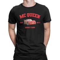 Awesome Lightning McQueen Est 1977 Cars T-Shirts for Men Crewneck Pure Cotton T Shirt Short Sleeve Tee Shirt Printed Tops XXXXL juoda