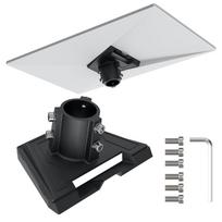 Starlink Gen3 V3 standartinė antena, vamzdžio adapteris Starlink Gen 3 stogo stulpui, sieninis laikiklis, apvalus montavimo rinkinys, priedai Dish Mount juoda