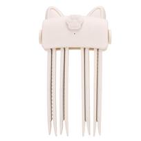 Hair Volume Clip 2 Temperature Settings 3 Minutes Auto Shut Off Cat Ear Shaped Root Lift Clip for Hair Styling smėlis