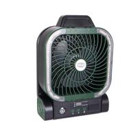 Portable Solar-Powered Camping Fan with USB-C, Long Battery Life, Strong Wind, and LED Lighting Solar Charging gray