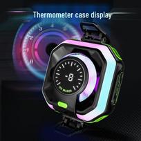 JS86 Magnetic Mobile Phone Cooler with Digital Display, AI Temperature Control, and Adjustable Three Gears. blue