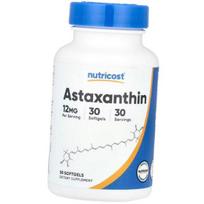 Astaksantinas, Astaxanthin 12, Nutricost (70647017) 30softgels
