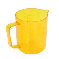 600ml Milk Frothing Pitcher Acrylic Cup Coffee Steaming Pitchers Latte Art Jug for Making CoffeeYellow L geltona
