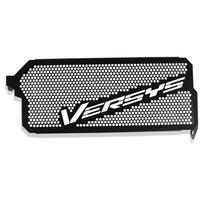 Motociklo aliuminio radiatoriaus apsaugos grotelių dangtelis, skirtas „Kawasaki Versys 650 VERSYS650 2015 2016 2017“ juoda
