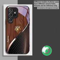 Mielasauksinis tigras rudas Samsung Galaxy S20 FE S21 S22 S23 Plus S24 Ultra S25 Edge S24Ultra Magsafe stiklinis telefono dėklas Galaxy S24 Ultra gray