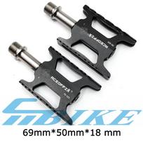 2 size ultralight 158g bicycle pedal for Brompton bike black/silver color aluminum + titanium axis 1pair juoda