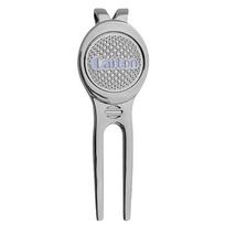 Golf Training Aids Heavy-duty Silver for Golfer Putting Green Fork Golf Marker Pitch Golf Pitchfork Ball Fork Golf Divot Tool sidabras