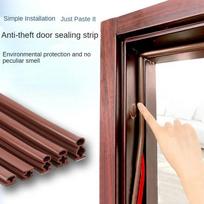 Self-adhesive Silicone Rubber Sealing Strip Door Window Sealing Strips Gap Blocker I Type Insulation Tape 6Meters/Roll (Brown,10x12mm&6 meter) ruda