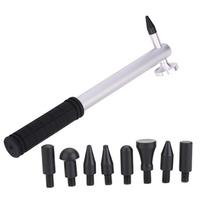 9PCS Aluminium Alloy & Rubber Paintless Dent Repair Tool Tap Down Hammer  Door & Roof Dent Repair sidabras
