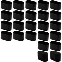 24lots Ovals Furniture Leg Protectors Floor Pad Noise Reducing Chair Leg Caps for Furniture Floor Pad 1