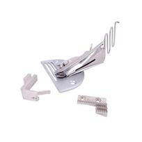 Overlock Folder Binding Of Curve Edges A10 Hemmer Bias Binder for Lockstitch Diy Sewing Machine Foot Kit Accessories gray
