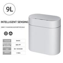 Smart Trash Can Automatic Sensor Dustbin Electric Waste Bin Waterproof Wastebasket For Kitchen Bathroom Bedroom Garbage