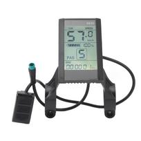 Elektrinio dviračio LCD ekrano panelė 24V 36V 48V LCD S830 panelė su 5 kontaktų vandeniui atspariu jungtimi elektriniam dviračiui, elektriniam paspirtukui gray