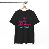 The Flamingo Tshirt Vintage Las Vegas Casino Strip Retro Unisex Heavy Pink Tee XXL blue