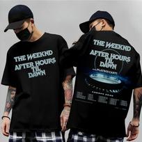 The Weeknd 2026 After Hours Til Dawn World Tour Cotton Short Sleeves T-shirt Gift For Fans Unisex S-3XL R&B Style Tee Tops S black