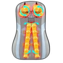 JAIYORL Shiatsu kaklo masažo pagalvė Elektrinė pagalvėlė Nugaros masažuoklis Gilus su šiluma Audinių minkymas pečių atpalaidavimui raumenys US Plug gray