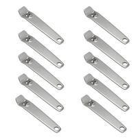 10pcs Portable Mini Bottle Opener Liquid Vial Ampule Opener Kitchen Tool Stainless Steel Liquid Cap Lifter Bottle Opener gray